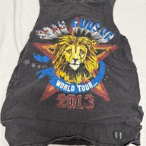 Beau Hudson Charcoal Lion Graphic Women's Tank Top